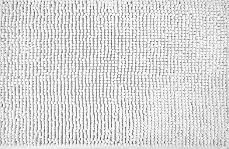 Noodle White Soft Touch Non-Slip Bath Mat