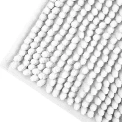 Noodle White Soft Touch Non-Slip Bath Mat