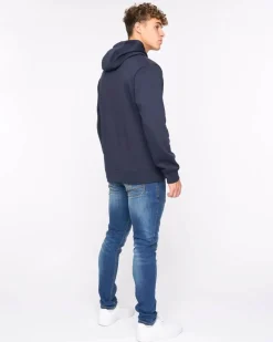 Nuford Hooded Sweatshirt Navy by Bewley & Ritch