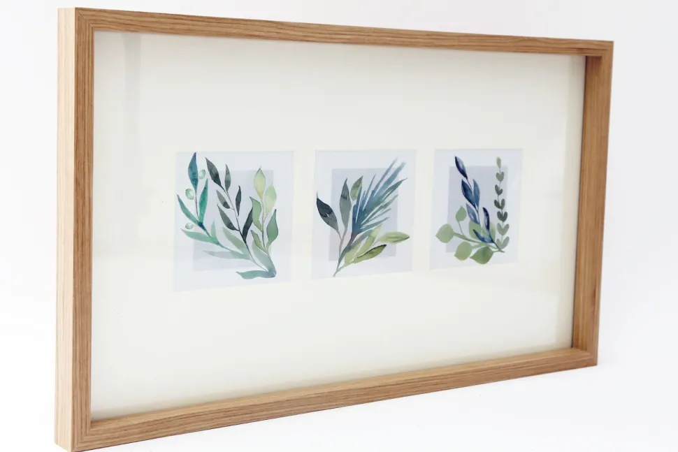 Olive Triple Art Photo Frame