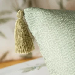 Paradiso Palm Filled Cushion Sage - 45 x 45cm