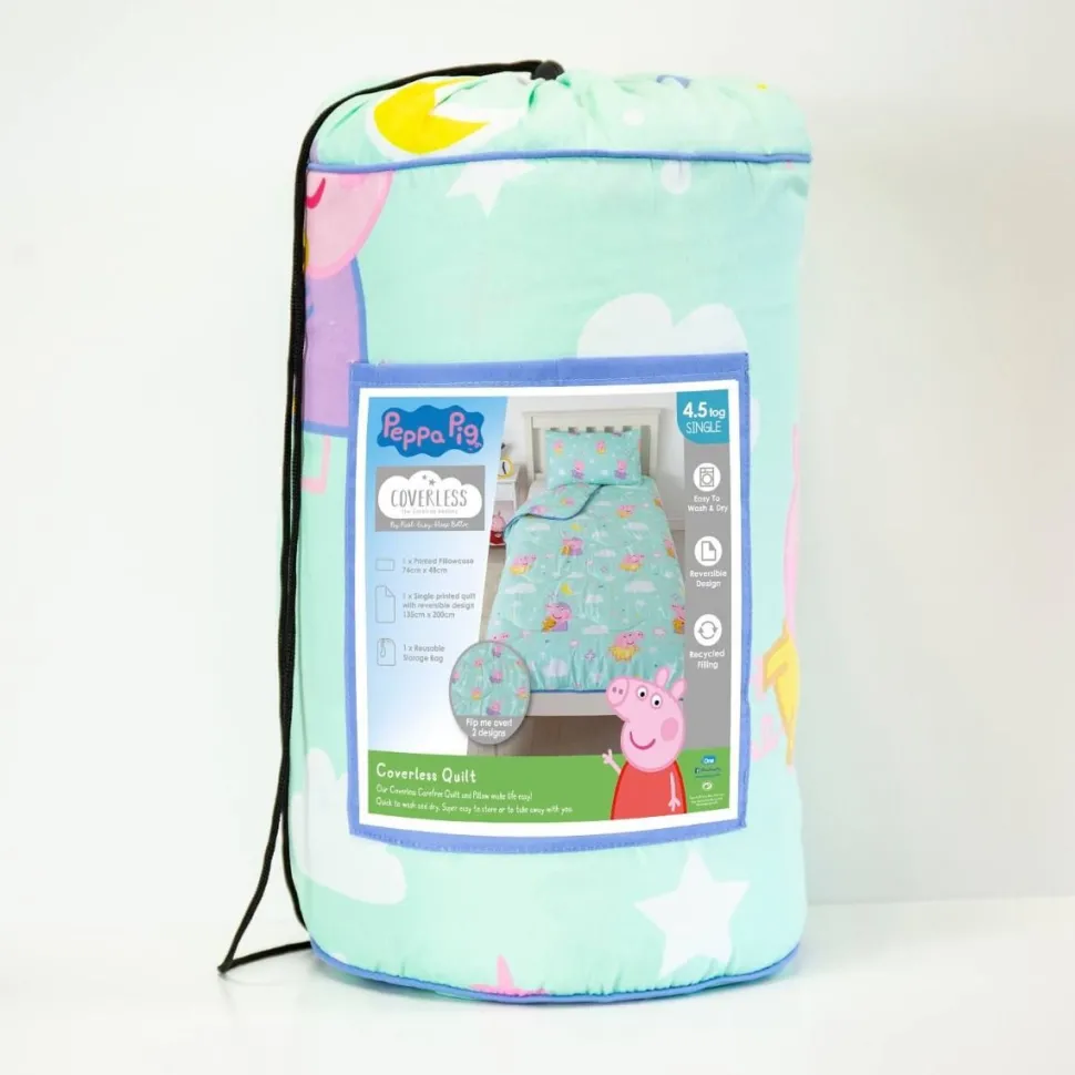 Peppa Pig Coverless Blanket/Duvet Set Single