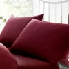 Percale Pillowcase Pair Burgundy by Gaveno Cavailia