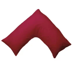 Percale V-Shape Pillowcase Wine
