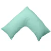 Percale V-Shape Pillowcase Duck Egg