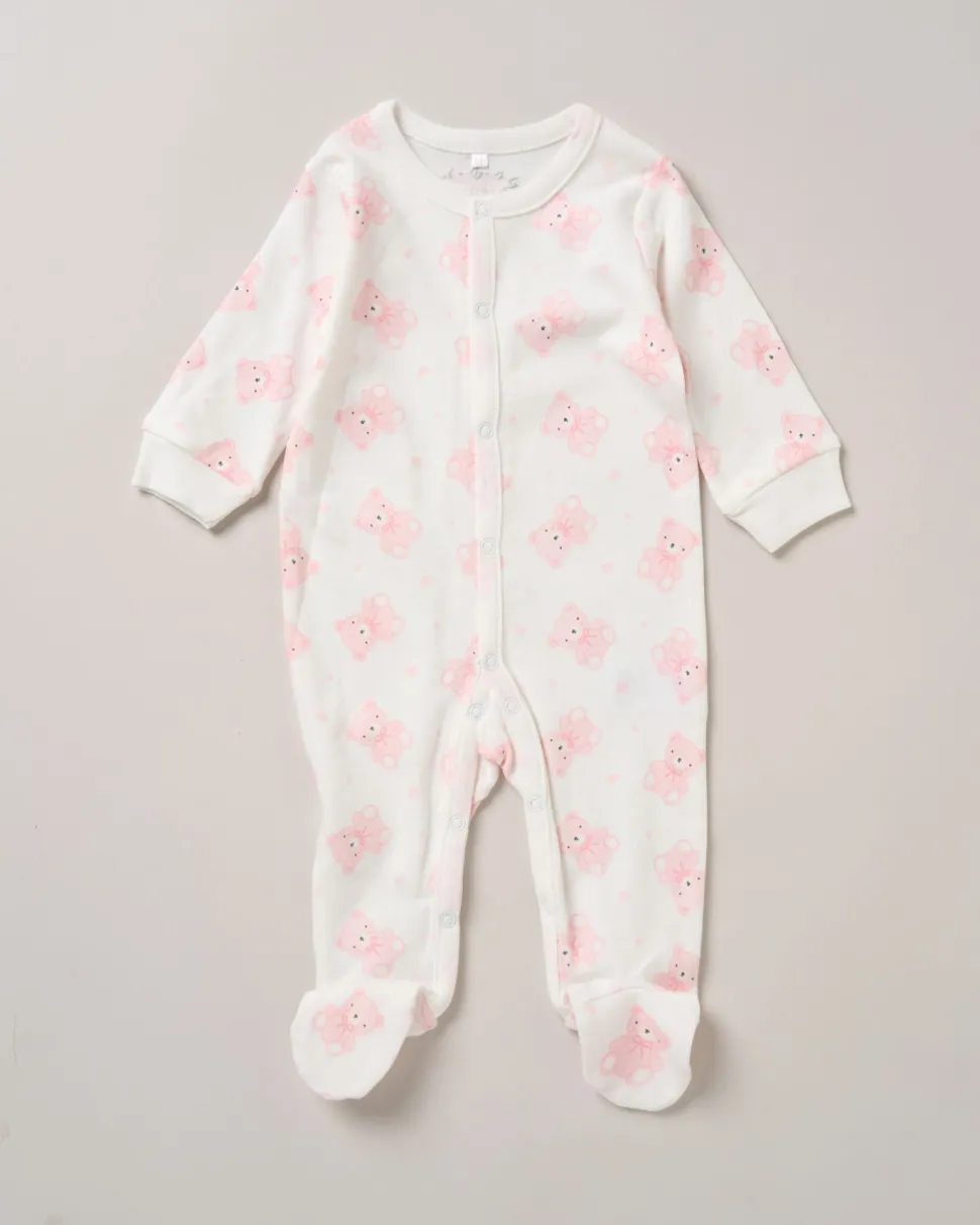 8-Piece Pink Teddy Bear All-in-One Baby Gift Set
