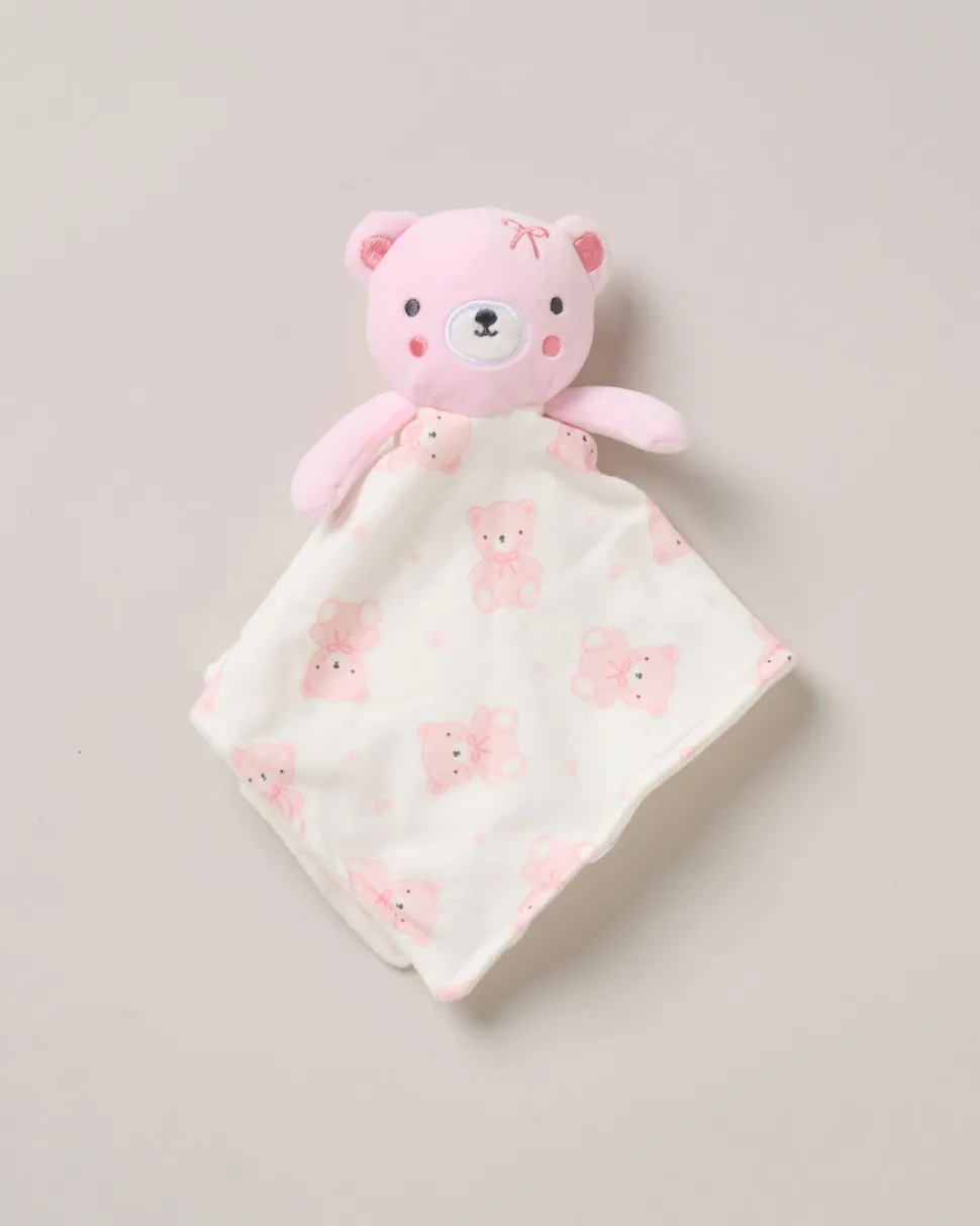 8-Piece Pink Teddy Bear All-in-One Baby Gift Set