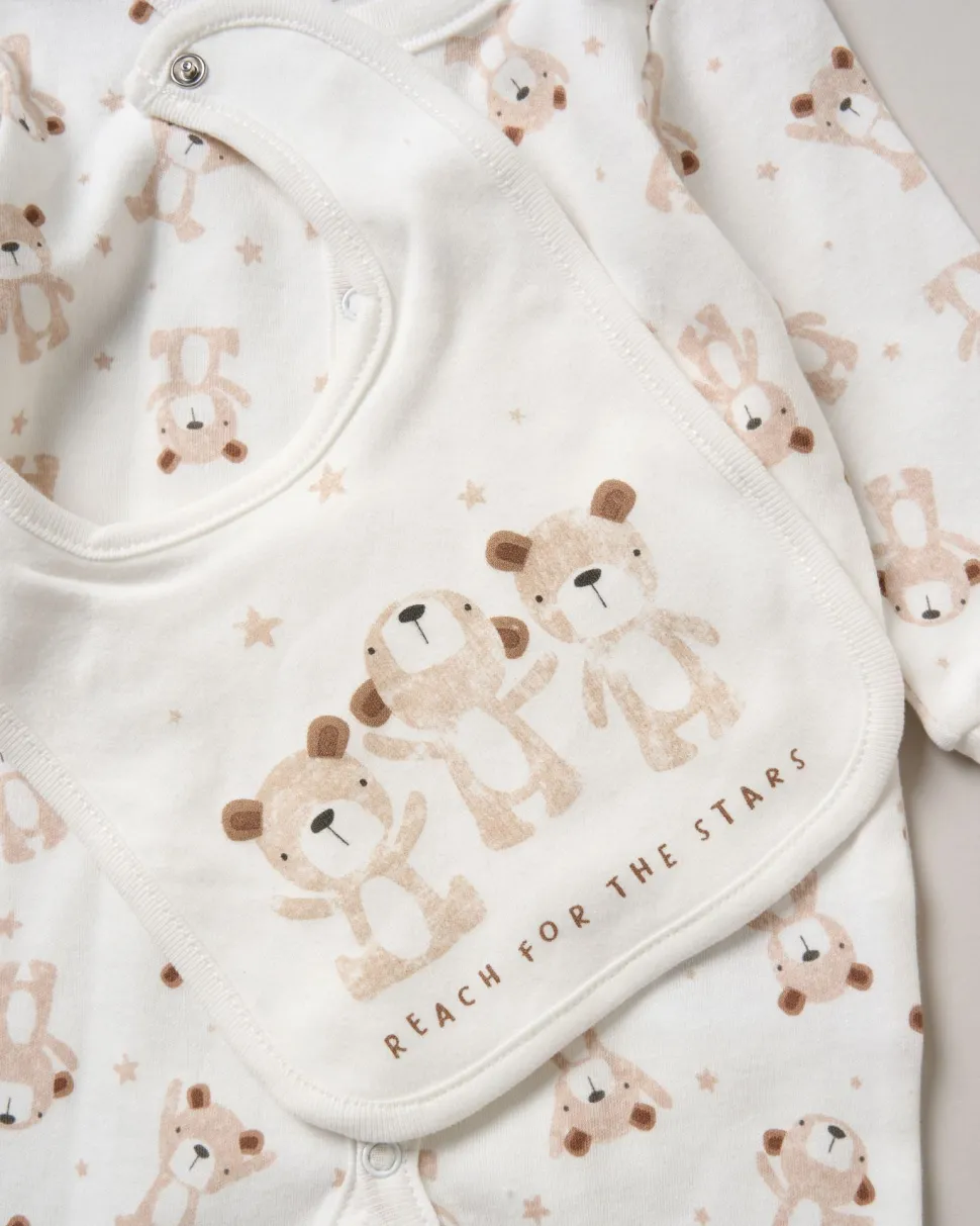 8-Piece Teddy Bear All-in-One Baby Gift Set