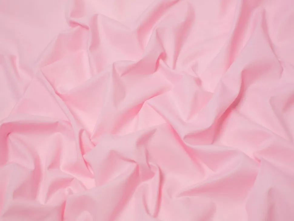 Plain Polycotton Fabric Light Pink AS621