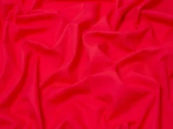 Plain Polycotton Fabric Red AS621
