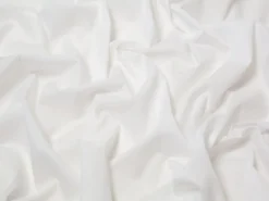 Plain Polycotton Fabric White AS621