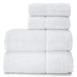 Plush Velour 100% Cotton Towel White