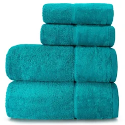Plush Velour 100% Cotton Towel Jade