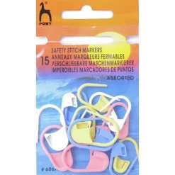 Pony Assorted Stitch Markers x 15