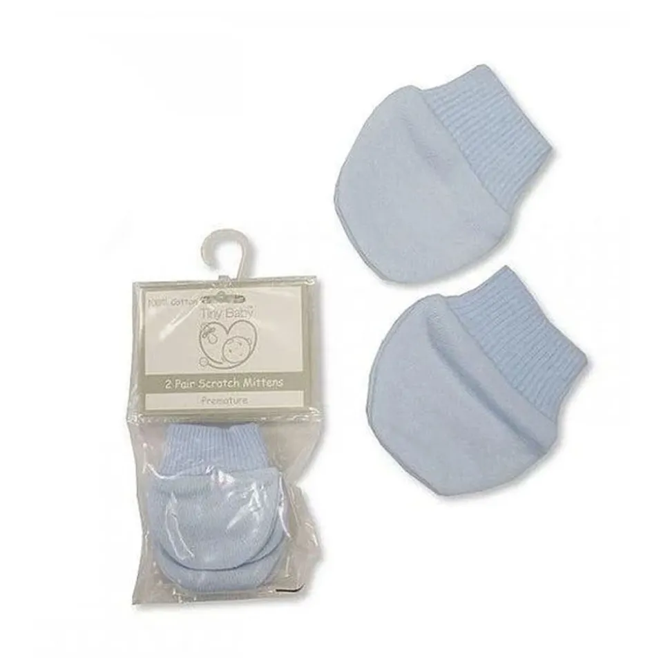 Premature Baby Scratch Mittens 2 Pairs