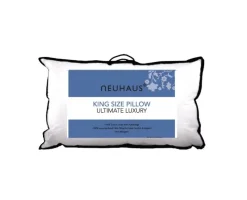 Pure Cotton King Size Pillow by Neuhaus - Made in Ireland
