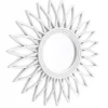 Rattan Style Flower Mirror 50cm