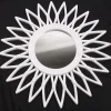 Rattan Style Sunburst Mirror 50cm