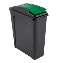 Recycle It 25 Litre Slimline Bin Graphite & Green