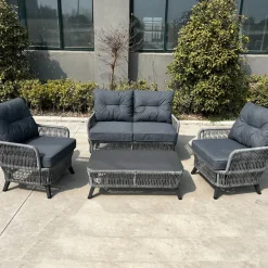 Rivera 4 Piece Rattan Sofa Set