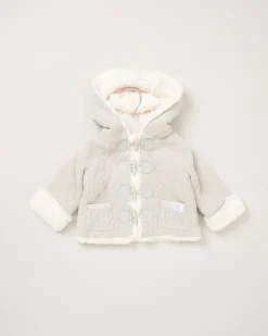 Rock-A-Bye Baby Boutique 100% Cotton True Knit Cardigan- Grey