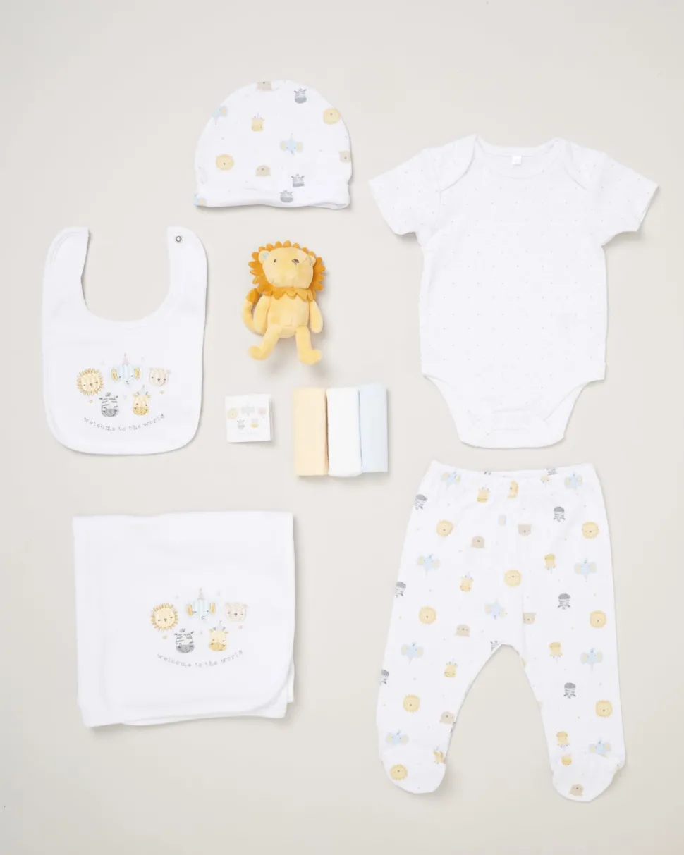 Rock-A-Bye Baby Boutique Baby 100% Cotton Gift Set 9 Piece