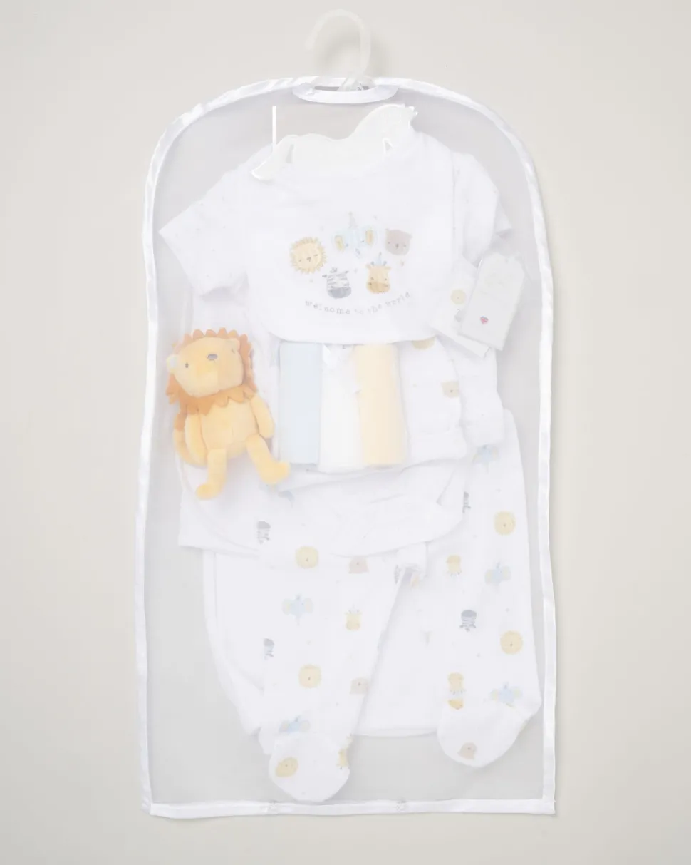 Rock-A-Bye Baby Boutique Baby 100% Cotton Gift Set 9 Piece