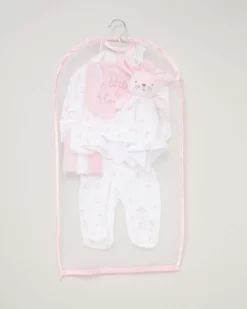 Rock-A-Bye Baby Boutique Pink 8-Piece Gift Set