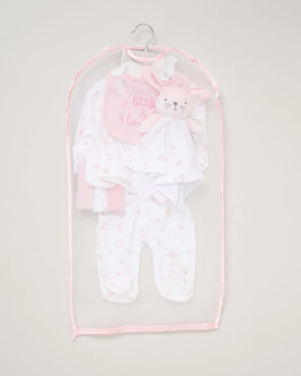 Rock-A-Bye Baby Boutique Pink 8-Piece Gift Set