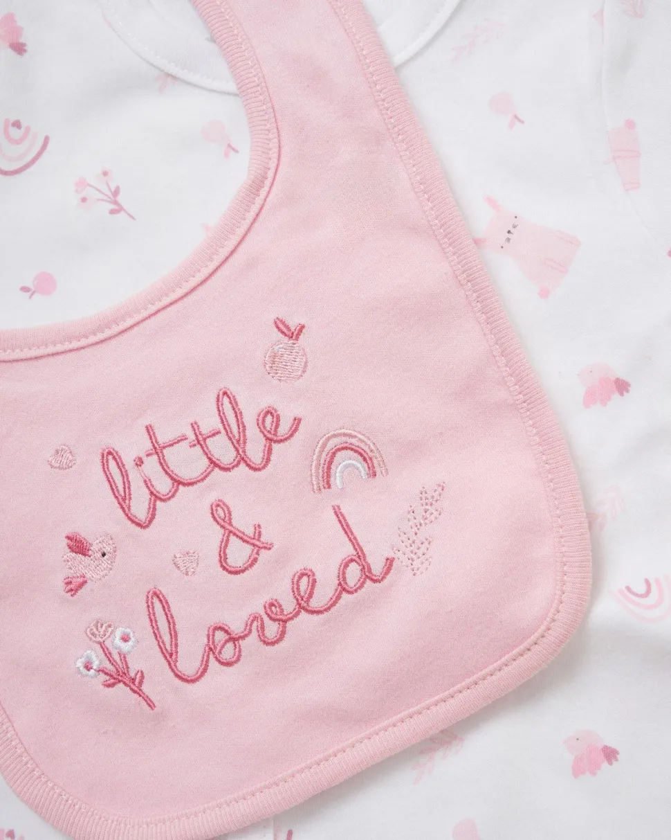 Rock-A-Bye Baby Boutique Pink 8-Piece Gift Set