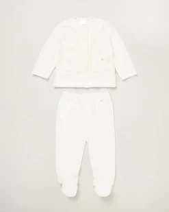 Rock-A-Bye Baby Boutique 2-Piece Cream Jacket Set