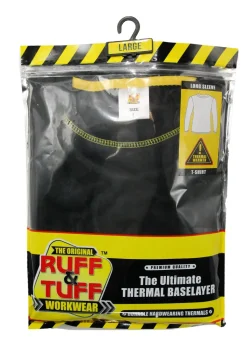 Ruff & Tuff Grey Thermal Long Sleeve T-Shirts