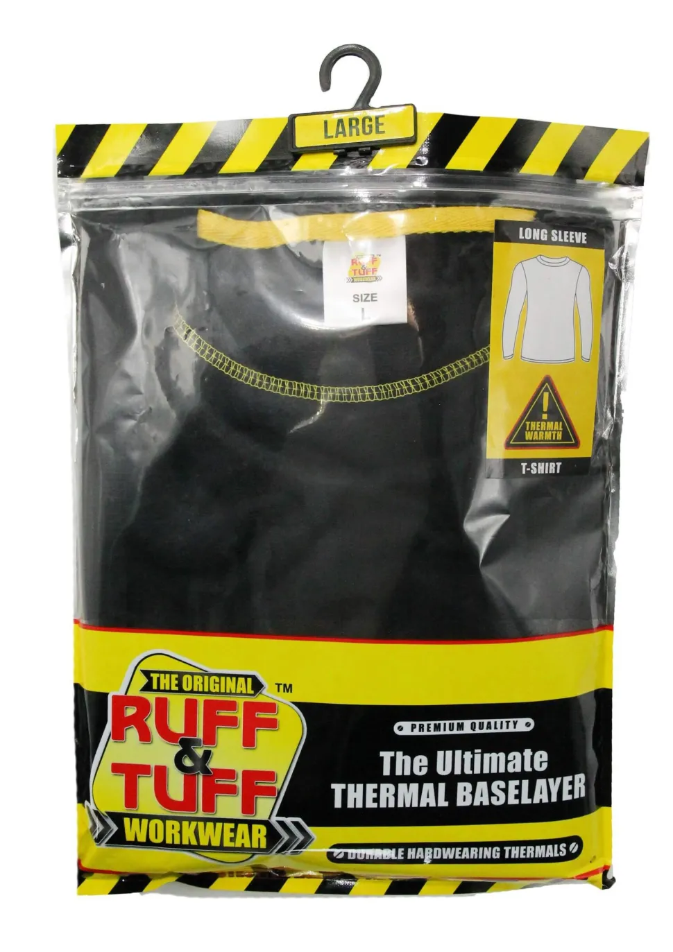 Ruff & Tuff Grey Thermal Long Sleeve T-Shirts