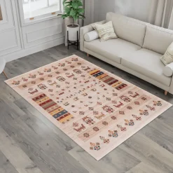 Rukas Rug Vibrant Geometric Design