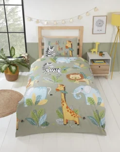 Rumble in the Jungle Single Duvet Cover Set by Studio Kids