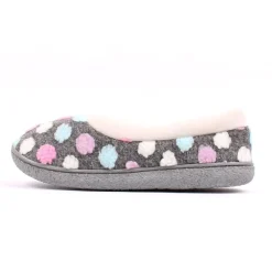 Sadie Women's Comfort Walk Slippers Polka Grey