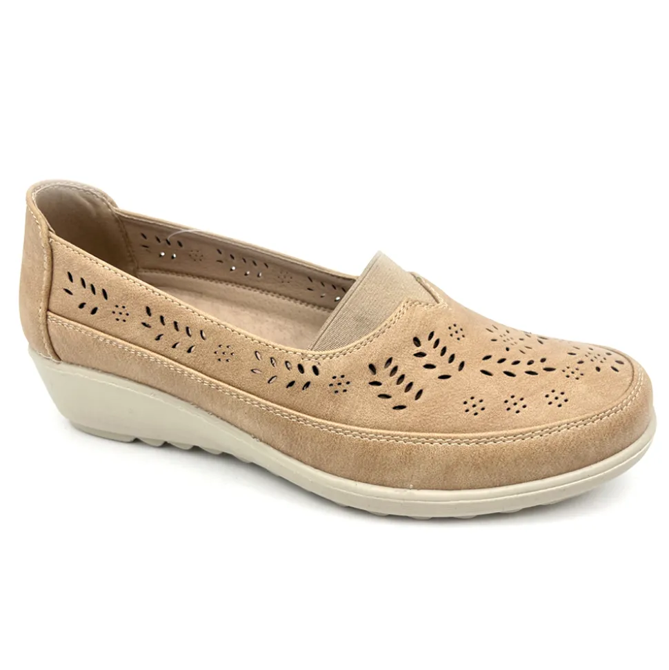 Sally Women's Cushion Walk Shoes Tan