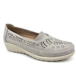 Sally Women's Cushion Walk Shoes Grey