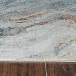 Santana Tidal Blue Non-Slip Machine Washable Rug 160x220 cm