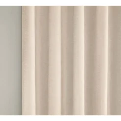 Savoy Blackout Eyelet Curtains Cream