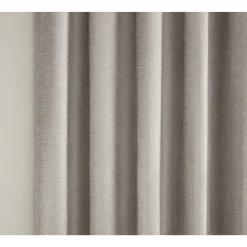 Savoy Blackout Eyelet Curtains Grey