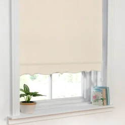 Scalloped Roller Blind Cream