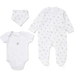 Seaside 3-Piece Muslin Layette Set