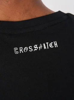 Selworthy T-Shirt Black by Crosshatch