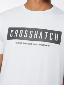 Selworthy T-Shirt Light Blue by Crosshatch