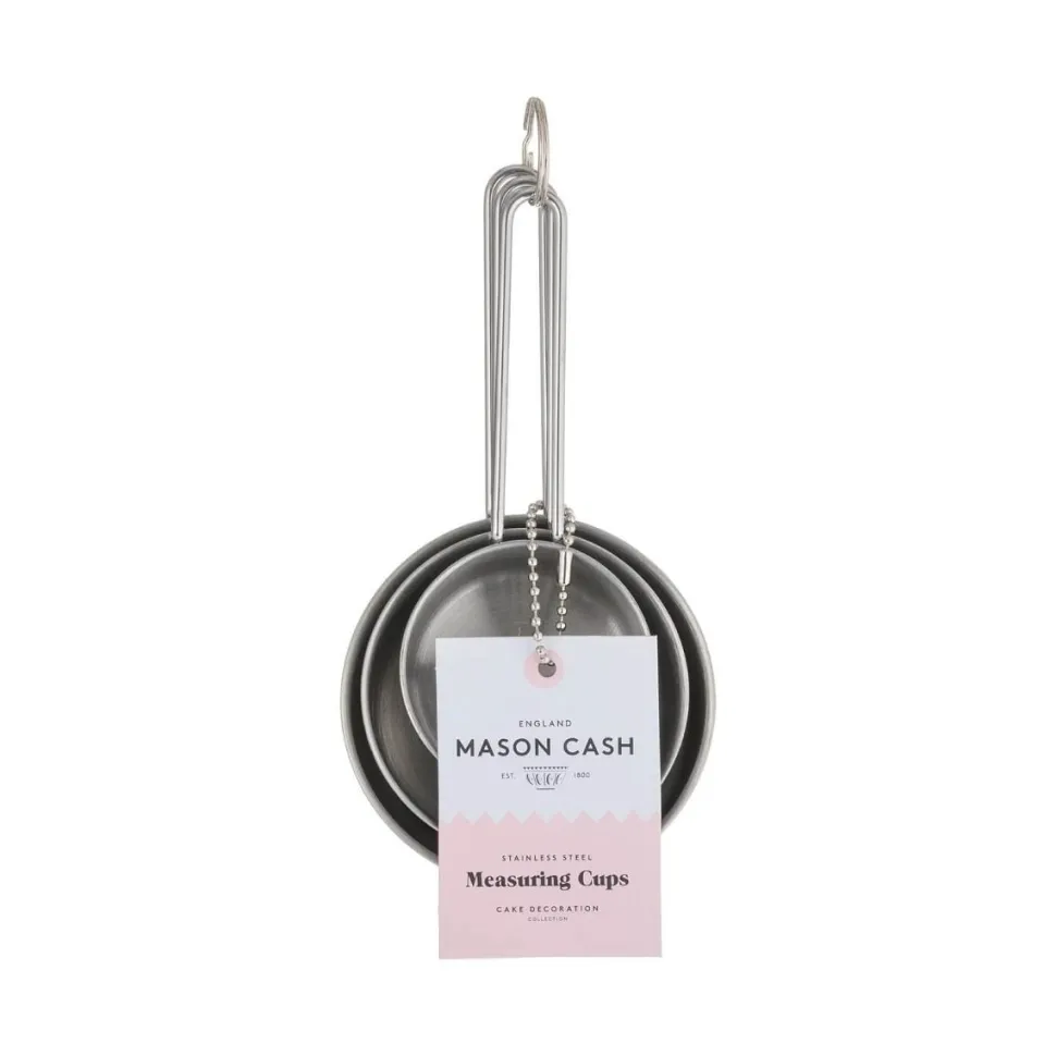 Set Of 3 Stainless Steel Measuring Cups by Mason & Cash