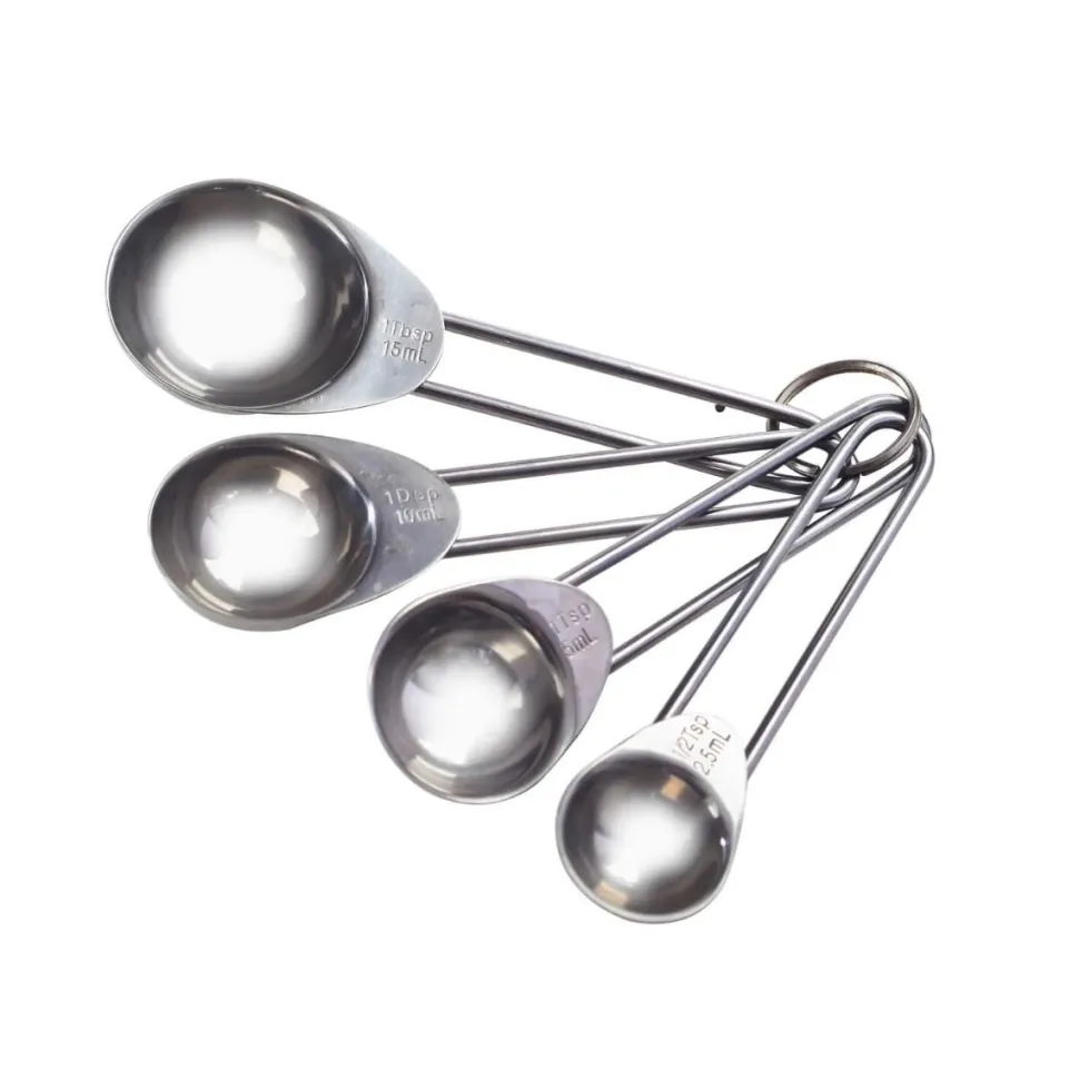 Set Of 4 Stainless Steel Measuring Spoons by Mason & Cash