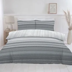 Seville Duvet Cover Set Grey