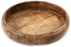 Shallow Wooden Bowl 33cm