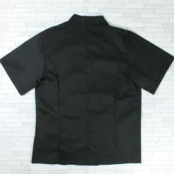 Short Sleeve Black Chef Jacket